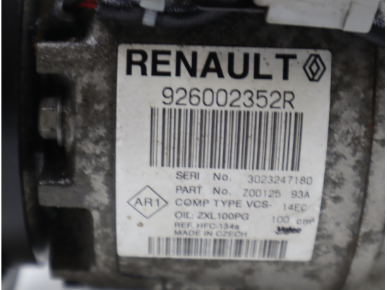 Compresseur air conditionne occasion RENAULT CLIO IV Phase 1 - 1.5 DCI 90ch