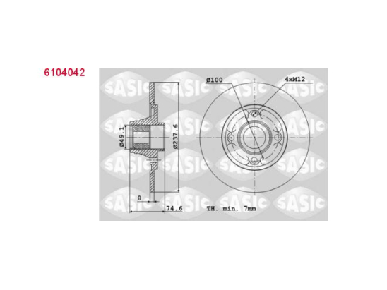 Jeu Disques Sasic 6104042