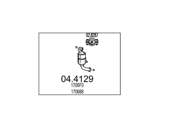 Catalyseur MTS 04.4129