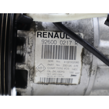 Compresseur air conditionne occasion RENAULT CAPTUR Phase 1 - 1.2i 118 16V