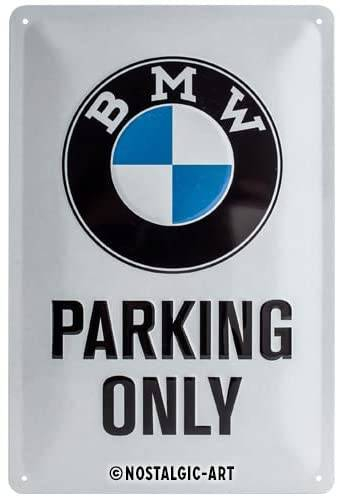 PLAQUE BMW PARKING ONLY