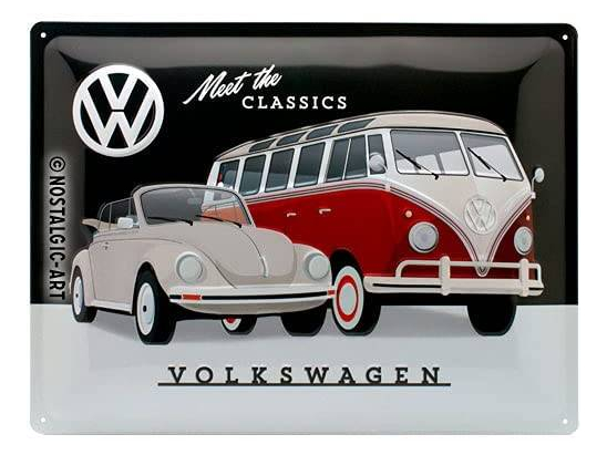 PLAQUE VW - MEET THE CLASSICS