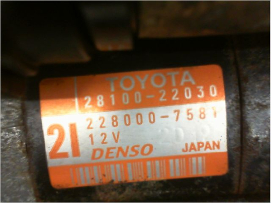 Démarreur occasion TOYOTA MR III Phase 1 - 1.8