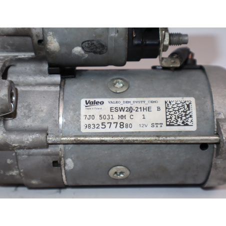 Démarreur occasion PEUGEOT 308 II Phase 2 - 1.5 BlueHDI 100ch