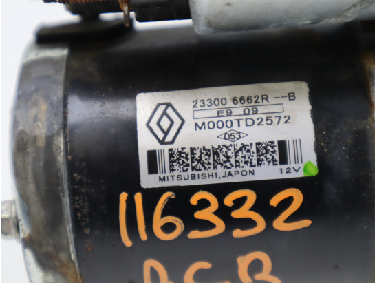 Démarreur occasion RENAULT CAPTUR Phase 2 - 1.3i 150ch