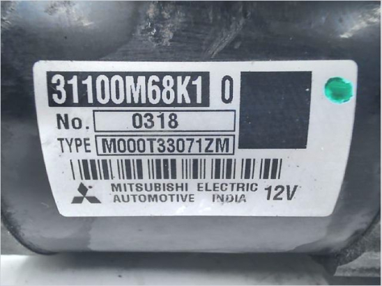 Démarreur occasion NISSAN PIXO Phase 1 - 1.0i 12v 68ch