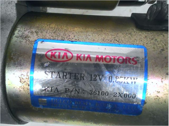 Démarreur occasion KIA SHUMA II Phase 1 - 1.6i