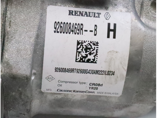 Compresseur air conditionne occasion DACIA SANDERO III Phase 1 - 1.0i 100ch