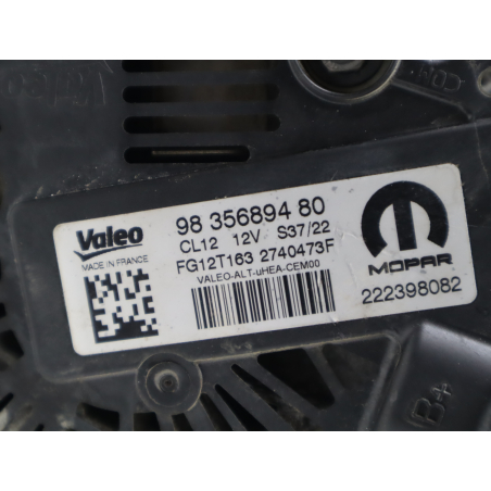 Alternateur occasion CITROEN C3 AIRCROSS Phase 2 - 1.2i 130ch