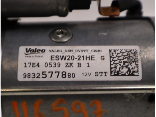 Démarreur occasion PEUGEOT PARTNER III Phase 1 - 1.5 HDI 130ch