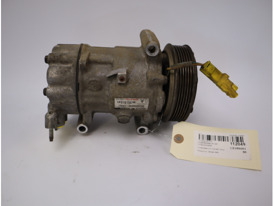 Compresseur air conditionne occasion CITROEN C3 I Phase 2 - 1.4 HDi 70ch