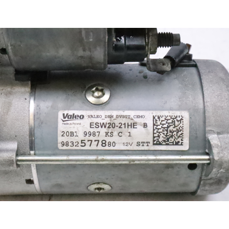 Démarreur occasion CITROEN C3 III Phase 2 - 1.5 HDI 100ch