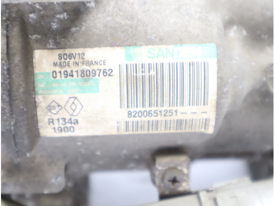 Compresseur air conditionne occasion RENAULT TWINGO II Phase 1 - 1.5 DCI 65ch