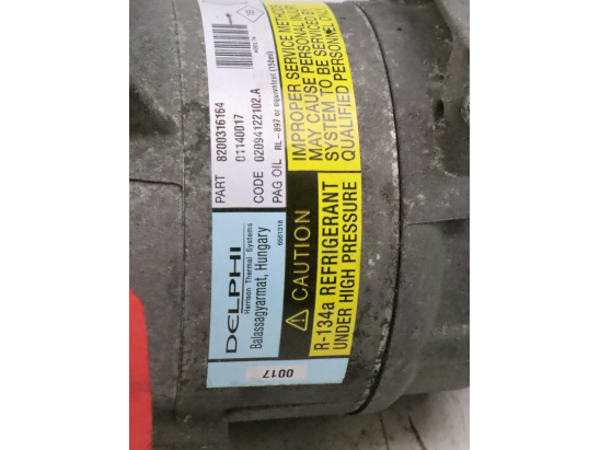 Compresseur air conditionne occasion RENAULT SCENIC II Phase 1 - 1.5 DCI 80ch