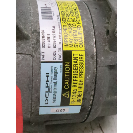 Compresseur air conditionne occasion RENAULT SCENIC II Phase 1 - 1.5 DCI 80ch