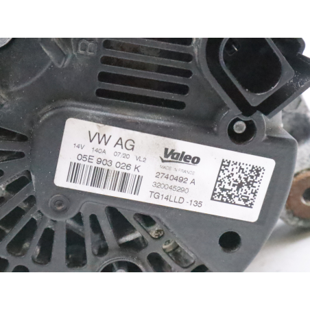 Alternateur occasion SKODA FABIA III Phase 2 - 1.0 TSI 95ch