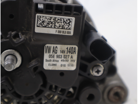 Alternateur occasion VOLKSWAGEN POLO VI Phase 2 - 1.0 TSI 95ch