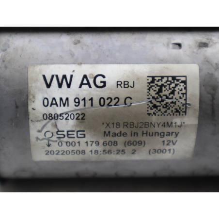 Démarreur occasion VOLKSWAGEN T ROC Phase 1 - 1.5TSI 150ch