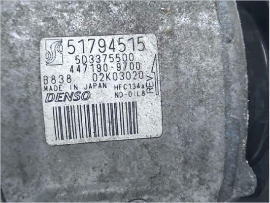 Compresseur air conditionne occasion FIAT BRAVO II Phase 1 - 1.4i 90ch