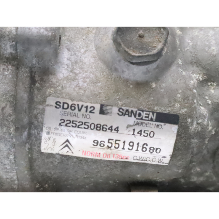 Compresseur air conditionne occasion CITROEN C3 I Phase 2 - 1.4 HDi 70ch