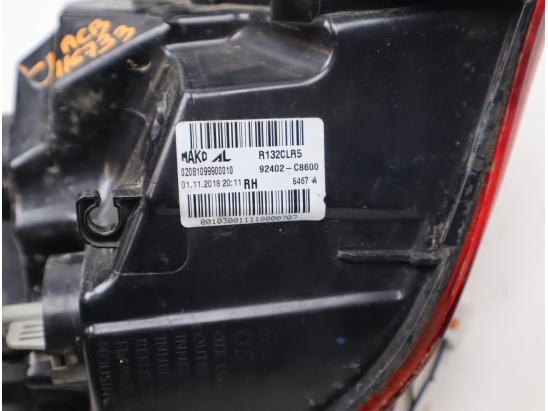 Feu arrière droit occasion HYUNDAI I 20 II Phase 1 - 1.0 GDI 100ch