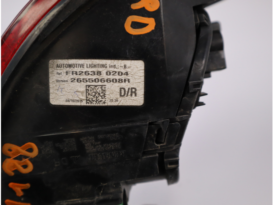 Feu arrière droit occasion RENAULT CLIO IV Phase 1 - 1.5 DCI 90ch