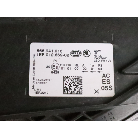 Phare droit occasion SKODA KODIAQ Phase 1 - 2.0 TDI 150ch