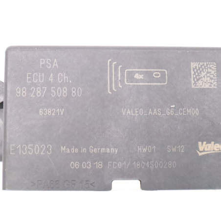 ECU radar de recul occasion CITROEN C4 CACTUS Phase 2 - 1.6 BlueHDi 100ch