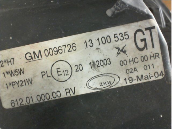 Phare gauche occasion OPEL CORSA III Phase 2 - 1.3 CDTI