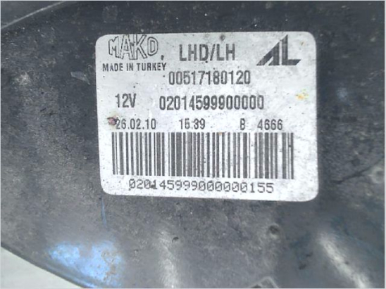 Feu brouillard arrière gauche occasion ALFA ROMEO MI.TO Phase 1 - 1.3 JTDM 95ch