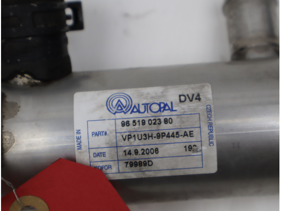 Echangeur EGR occasion PEUGEOT 207 Phase 1 - 1.4 HDI 70ch