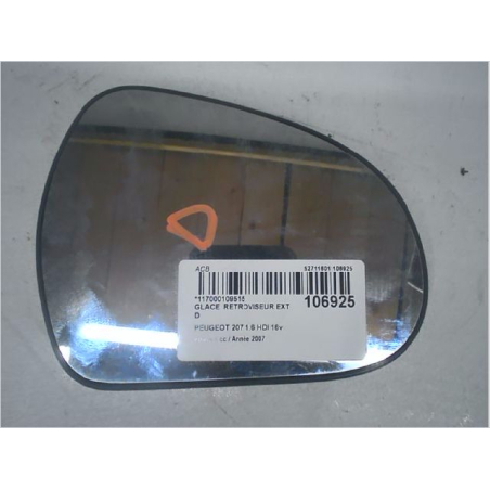 GLACE  RETROVISEUR EXT D