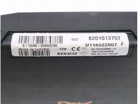 Kit serrures + antivol occasion DACIA SANDERO I Phase 1 - 1.5 DCI 70ch