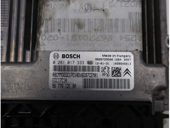 Kit serrures + antivol occasion PEUGEOT 207 Phase 1 - 1.6 HDI 8v 90ch