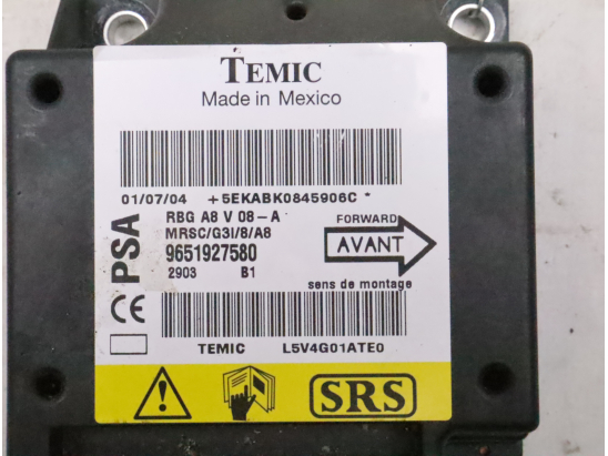 Boitier pyrotechnique occasion CITROEN C3 I Phase 1 - 1.4HDI 8v 70ch