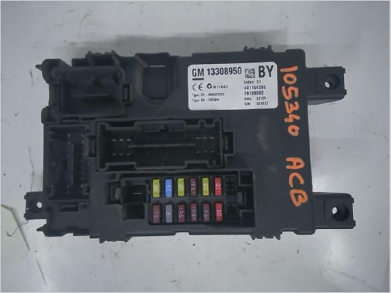 Platine fusible habitacle (BSI) occasion OPEL CORSA IV Phase 1 - 1.3 CDTI 90ch