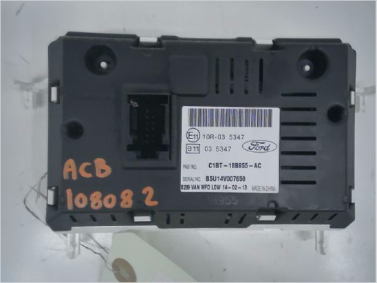 Afficheur digital occasion FORD FIESTA VI Phase 2 - 1.0i 12v 100ch