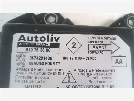 Boitier pyrotechnique occasion PEUGEOT 308 I Phase 2 - 1.6 VTI 120ch