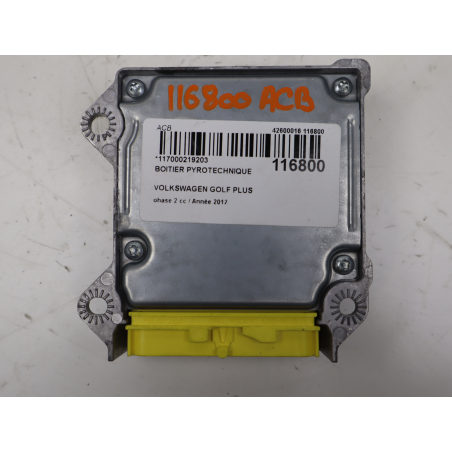 Boitier pyrotechnique occasion VOLKSWAGEN GOLF PLUS phase 2 - 1.6 TDI 105ch