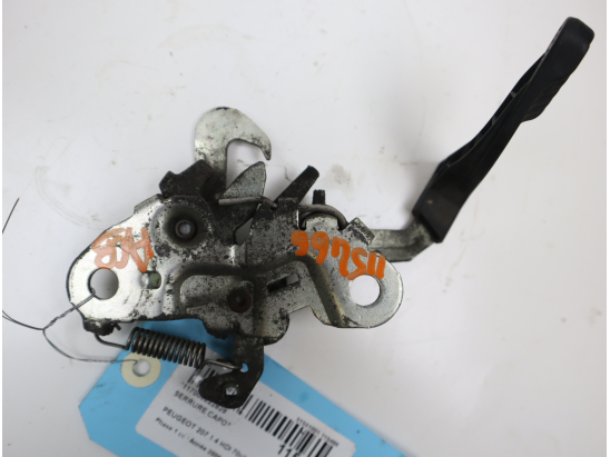 Serrure capot occasion PEUGEOT 207 Phase 1 - 1.4 HDI 70ch