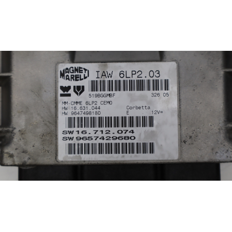Calculateur moteur occasion PEUGEOT 206 Phase 1 - 1.4i