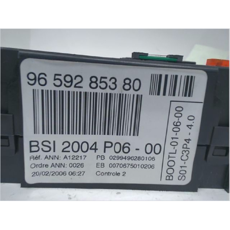 Platine fusible habitacle (BSI) occasion CITROEN C2 Phase 1 - 1.1i