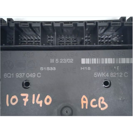 Platine fusible habitacle (BSI) occasion SEAT IBIZA III Phase 1 - 1.9 TDI 100ch