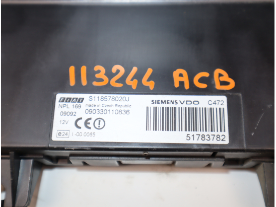 Platine fusible habitacle (BSI) occasion FIAT PANDA II Phase 1 - 1.1i