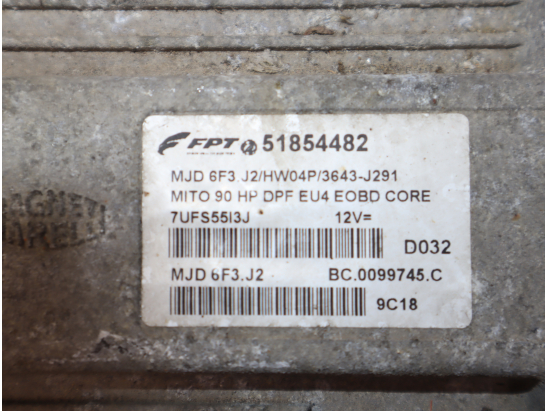 Calculateur moteur occasion ALFA ROMEO MI.TO Phase 1 - 1.3 JTDM 85ch