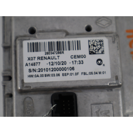 Afficheur digital occasion RENAULT TWINGO III Phase 2 - 0.9i 95ch