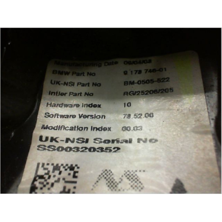 Compte tours occasion MINI MINI II Phase 1 - 1.6 D 110ch