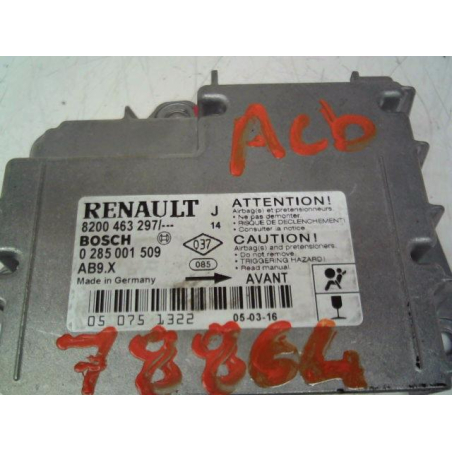 Boitier pyrotechnique occasion RENAULT MODUS Phase 1 - 1.5 DCI 80ch