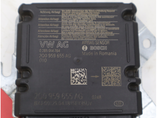 Boitier pyrotechnique occasion VOLKSWAGEN POLO VI phase 1 - 1.6 TDI 95ch