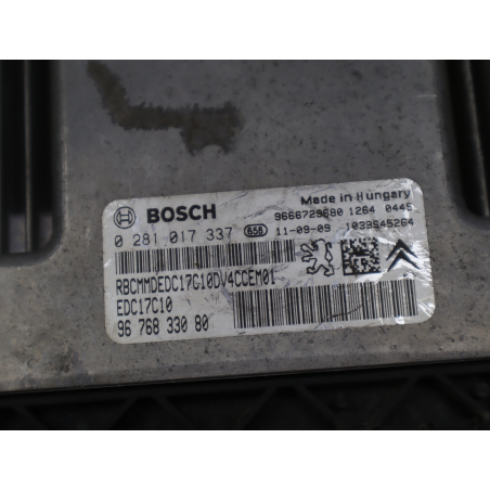 Calculateur moteur occasion CITROEN C3 II Phase 1 - 1.4 HDi 70ch